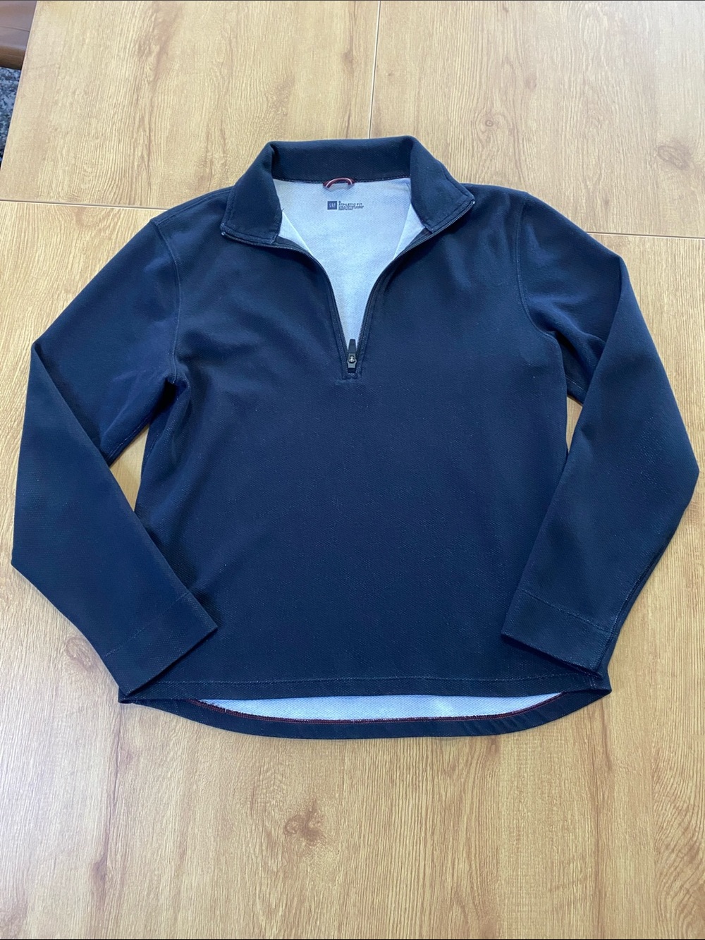 GAP Navy Quarter-Zip Pullover